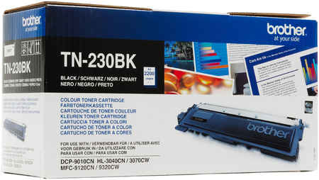 Картридж для лазерного принтера Brother TN-230BK, черный, оригинал 965844444463363