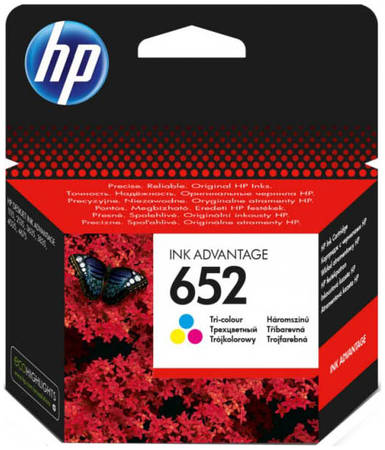 Картридж струйный HP 652, цветной (F6V24AE) 652 (F6V24AE) 965844444463525