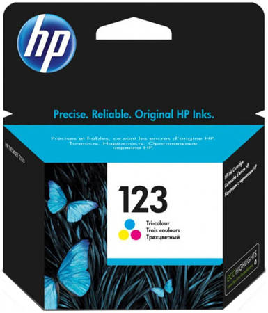 Картридж струйный HP 123, цветной (F6V16AE) 123 (F6V16AE) 965844444463529
