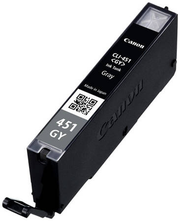 Картридж для струйного принтера Canon CLI-451 GY серый, оригинал CLI-451GY 965844444463544