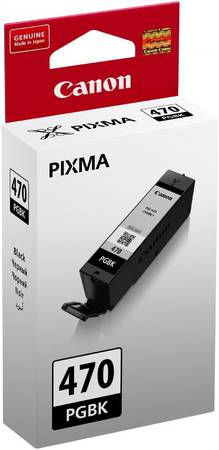 Картридж для струйного принтера Canon PGI-470 PGBK черный, оригинал PGI-470PGBK 965844444463561