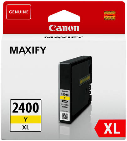 Картридж для струйного принтера Canon PGI-2400XL Y , оригинал