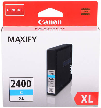 Картридж для струйного принтера Canon PGI-2400XL C голубой, оригинал 965844444463585