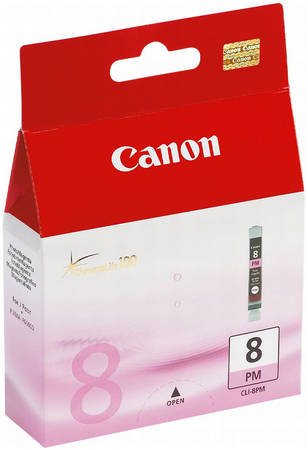 Картридж для струйного принтера Canon CLI-8PM пурпурный, оригинал 965844444463588