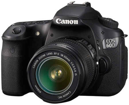 Фотоаппарат зеркальный Canon EOS 60D 18-55mm IS Black EOS 60D Kit 18-55 IS 965844444475349