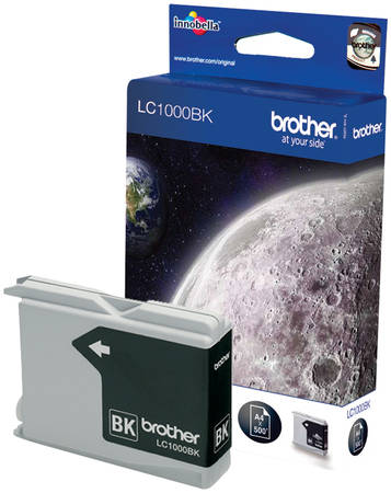 Картридж для струйного принтера Brother LC-1000BK, черный, оригинал 965844444475960