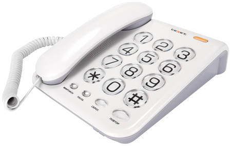 Проводной телефон TeXet TX-262 белый 965844444482301