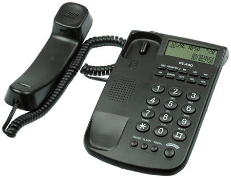 Проводной телефон Ritmix RT-440 черный 965844444482318