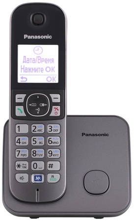 DECT телефон Panasonic KX-TG6811RUM серебристый 965844444482911