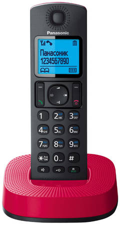 DECT телефон Panasonic KX-TGC310RUR черный, красный 965844444482954