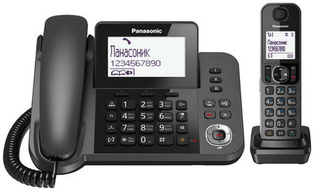 DECT телефон Panasonic KX-TGF320RUM черный 965844444482991