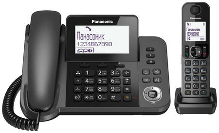 DECT телефон Panasonic KX-TGF310RUM черный 965844444482992
