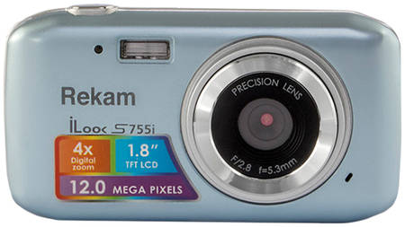 Фотоаппарат цифровой компактный Rekam iLook S755i Metallic Gray 965844444484696