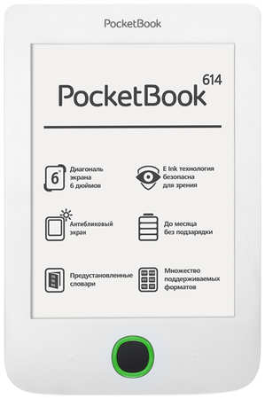Электронная книга PocketBook 614 White 965844444487852