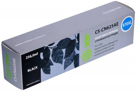 Картридж для струйного принтера Cactus CS-CN625AE CS-CN625AE (HP 970XL)