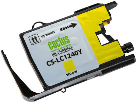 Картридж для струйного принтера Cactus CS-LC1240Y желтый 965844444750647