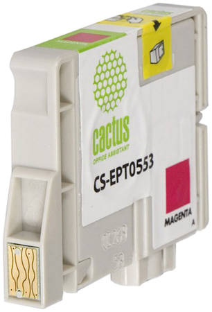 Картридж для струйного принтера Cactus CS-EPT0553 пурпурный