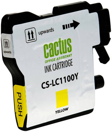 Картридж для струйного принтера Cactus CS-LC1100Y желтый 965844444750693