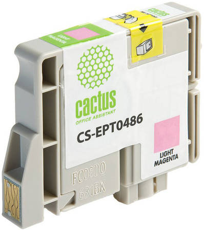 Картридж для струйного принтера Cactus CS-EPT0486 пурпурный