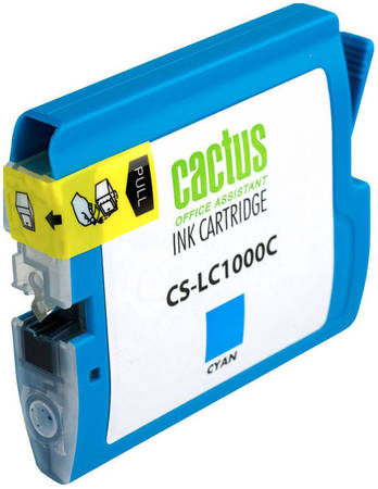 Картридж для струйного принтера Cactus CS-LC1000C голубой 965844444750831