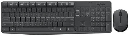 Комплект клавиатура+мышь Logitech MK235 Grey (920-007948) 965844444847262