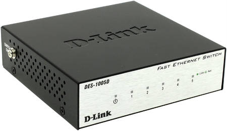 Коммутатор D-Link DES-1005D/O2B Black 965844444847266