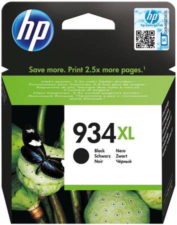 Картридж для струйного принтера HP 934XL (C2P23AE) черный, оригинал 934XL Black (C2P23AE) 965844444847655