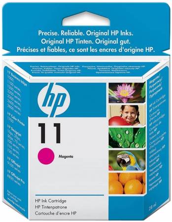 Картридж для струйного принтера HP 11 (C4837A) пурпурный, оригинал 11 Magenta (C4837A) 965844444847702