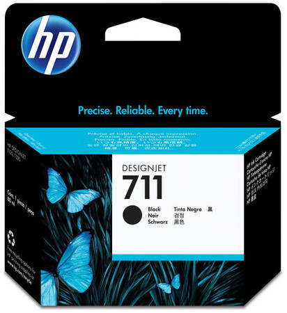 Картридж для струйного принтера HP 711 (CZ129A) черный, оригинал Designjet 711 Black (CZ129A) 965844444847714