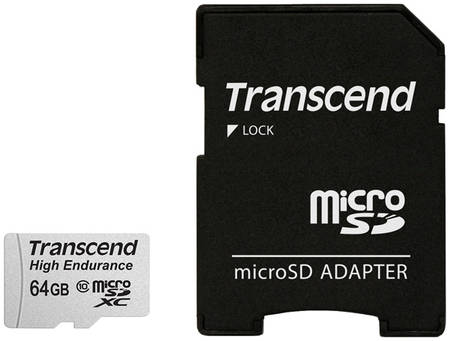 Карта памяти Transcend Micro SDXC High Endurance TS64GUSDXC10V 64GB 965844444847748