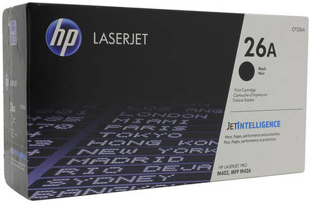 Картридж для лазерного принтера HP 26А (CF226A) черный, оригинал 26А Black (CF226A) 965844444847791
