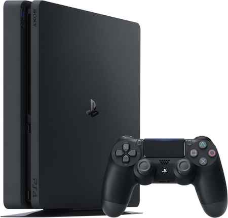 Игровая приставка Sony PlayStation 4 500Gb Черный PlayStation 4 Slim 500GB 965844446169322
