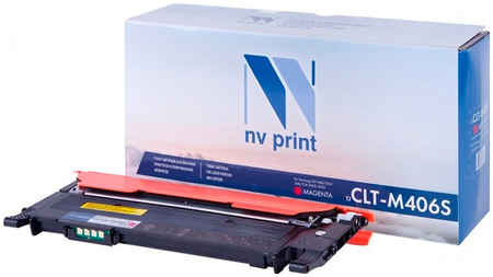 Картридж для лазерного принтера NV Print CLT-M406S пурпурный, совместимый 965844448742051