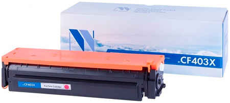 Картридж для лазерного принтера NV Print CF403X пурпурный, совместимый 965844448743012