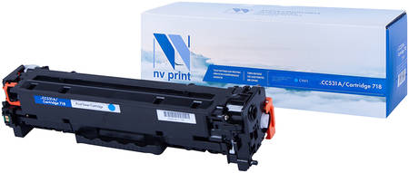 Картридж для лазерного принтера NV Print CC531A голубой 965844448745410