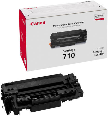 Картридж для лазерного принтера Canon 710 черный, оригинал 710 BK 965844448745738