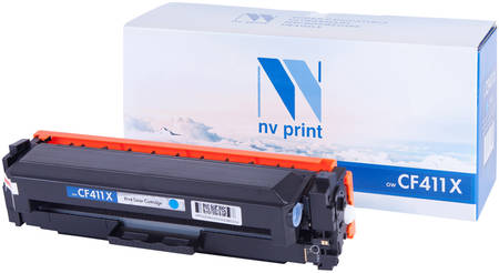 Картридж для лазерного принтера NV Print CF411X голубой 965844448745776
