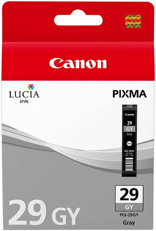 Картридж для струйного принтера Canon PGI-29GY серый, оригинал 965844448748088