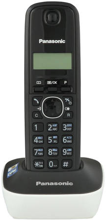 DECT телефон Panasonic KX-TG1611RUW черный, белый 965844448749403