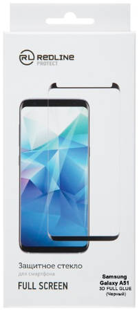 Защитное стекло для смартфона Red Line для Samsung Galaxy A51, FScreen(3D) TG FG Black 965844460078281