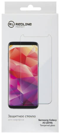 Защитное стекло для смартфона Red Line для Samsung Galaxy A3 (2016) для Samsung Galaxy A3 (2016), tempered glass 965844460078730
