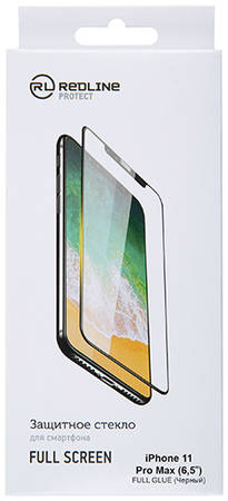 Защитное стекло для смартфона Red Line для iPhone 11 Pro Max (6.5''), FScr. TG FG Black