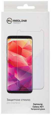 Защитное стекло для смартфона Red Line для Samsung Galaxy A01, tempered glass