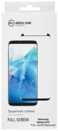 Защитное стекло для смартфона Red Line для Samsung Galaxy A10, Full Screen TG FG Red