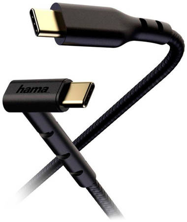 Кабель Hama Stand USB Type-C (m)-USB Type-C (m) 1.5м Black