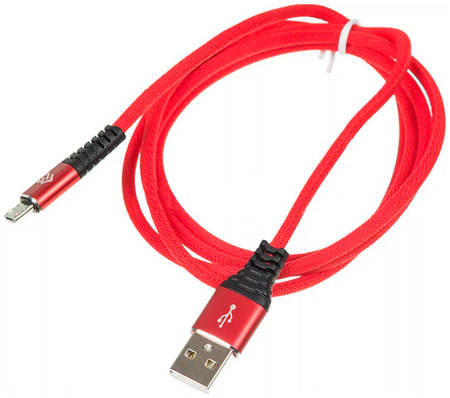 Кабель Digma USB A(m)-micro USB B (m) 1.2м red/bl 965844460086212