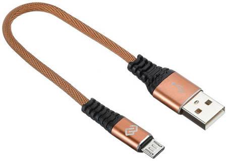 Кабель Digma USB A(m)-micro USB B (m) 0.15м brown 965844460086222