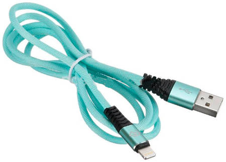 Кабель Digma USB A(m)-Lightning (m) 1.2м Light Blue