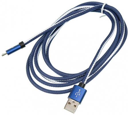 Кабель Digma USB A(m)-micro USB B (m) 2м Blue