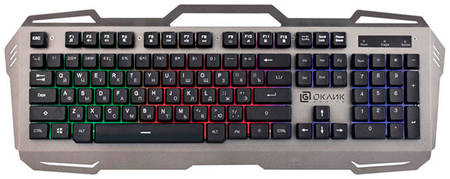 Проводная игровая клавиатура OKLICK 747G Silver 965844460086329